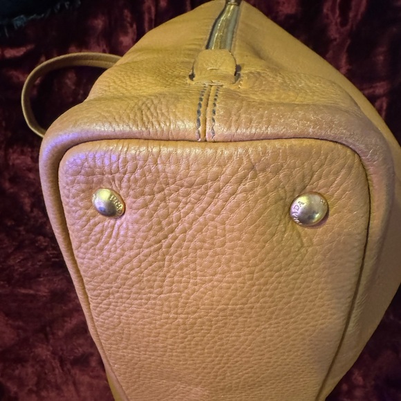 Prada Brown Leather Tote with Gold Accents - Picture 9 of 10